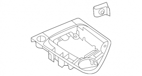 Gear shifter cover VW Tiguan 18 - without Start-Stop button
