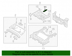 Spare Wheel Mount Hyundai Veloster 12-14