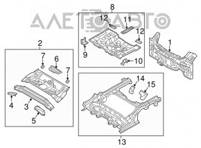 Spare Wheel Mount Hyundai Veloster 12-14
