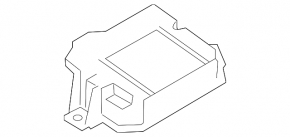 SRS airbag module, airbag computer, BMW 335i e92 07-11