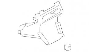 Front panel trim, central lower, Nissan Kicks 21-24 SR, SV