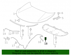 Honda CRV 17-22 interior hood and gas tank lock release handle