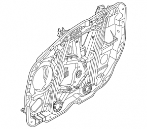 Front left window lift mechanism for Kia Sportage 23-26