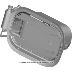 GMC Terrain 18- Fuel Door Housing