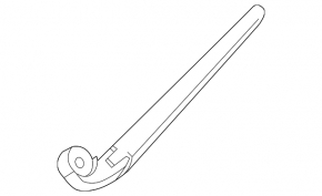Rear wiper arm Audi Q5 8R 09-17