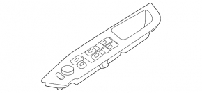 Front left window lift control for Kia Sorento 10-14 without trim