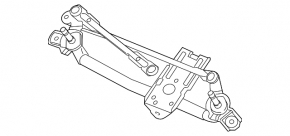 Kia Sportage 17-22 windshield wiper linkage with motor