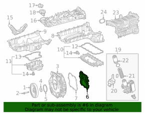 Front Cylinder Head Cover Mercedes W167 GLE 350 450 20-23 3.0h M256