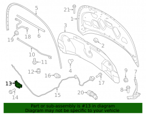 Ford Explorer 11-19 Hood Lock