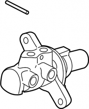 Brake master cylinder with reservoir Infiniti Q50 14-20 2.0T, 3.0T, 3.7 with cover