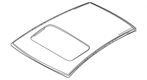 Metal roof Mazda CX-30 20 - for sunroof and antenna
