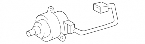 Cooling Fan Motor Right Lexus GS350 GS450h 06-11