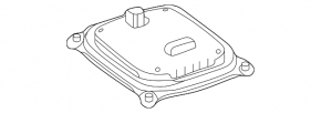 Left headlight control unit for Mercedes S-class W221