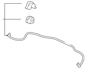Front stabilizer Chevrolet Malibu 13-16 26mm