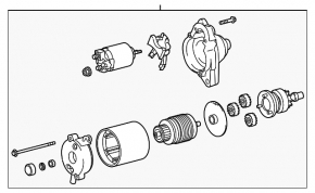 Starter for Toyota Corolla 14-19