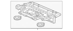 Second row monitor Acura MDX 14-16 pre-rest