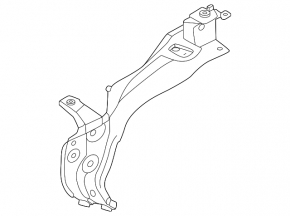 Front left fender bracket for BMW iX 21-25 front