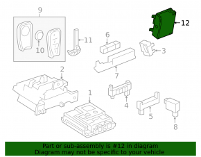 Chevrolet Bolt 17 Wireless Control Module - Broken Mount