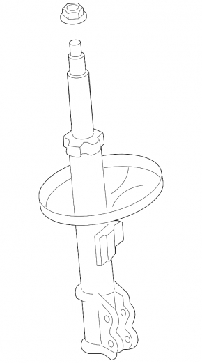 Shock absorber front right Toyota Avalon 13-18 R18
