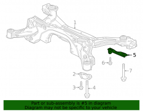 Rear subframe burr rear left Honda CRV 23-