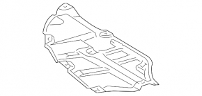 Right engine guard for Toyota Solara 2.4 04-08
