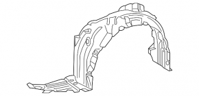 Front right fender liner for Toyota Corolla 20-23 5d