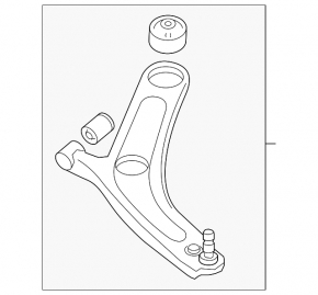 Lower control arm front right Kia Optima 11-15