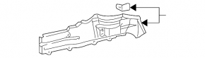 Outer side member of the front left Toyota Prius 20 04-09