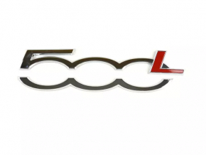 Emblem inscription 500L trunk door Fiat 500L 14- without camera