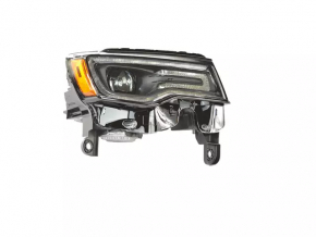 Headlight front right complete Jeep Grand Cherokee WK2 16-18 xenon, dark, without washer