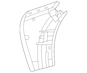 Honda Civic XI FE/FL 22-26 inner rear right door trim