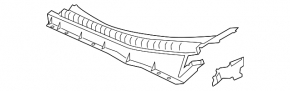 Left plastic windshield wiper grille for Mitsubishi Outlander Sport ASX 10-23
