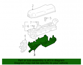Fuse box housing underhood Toyota Corolla e12 02-06 D4D