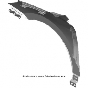 Front right wing Chevrolet Equinox 18-