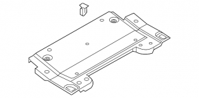 Trunk tray for tools Audi A5 F5 20- 5D with cover