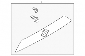 Nissan Rogue Sport 17-22 Trunk Door Trim