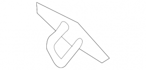 Left hood lock counter part for Porsche Macan 15-26