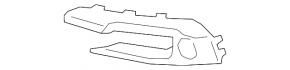 Left front bumper grille for Porsche Panamera 17-21 under fog lights