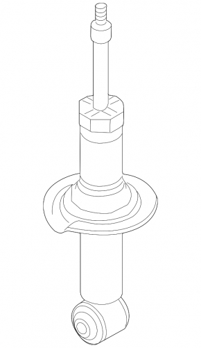 Rear left shock absorber for Subaru XV Crosstrek 18-20