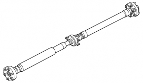 Rear driveshaft for BMW 3 Series G20 19-25 2.0T AWD with couplings