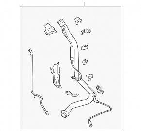 Subaru Outback 20-23 Fuel Filler Neck