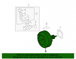 Toyota Camry V40 vacuum booster