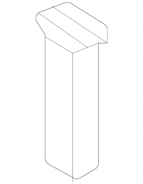 Radiator bracket upper right Audi Q7 16- finger