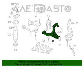 Lower control arm front left Dodge Durango 11-15