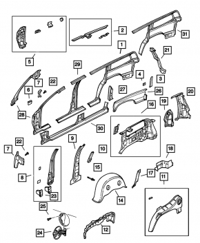 Alternator bracket Fiat 500L 14- 1.4T