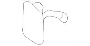 Plug towing hook front bumper Nissan Versa Note 13-16 prerest