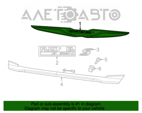 Chrysler 200 4d 11-14 Trunk Lid Emblem