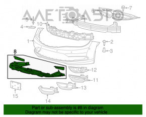 Chrysler 200 15-17 Front Bumper Guard