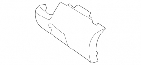 Left front panel trim for Kia Sorento 21-24 HEV, PHEV gray