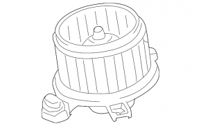Heater fan motor Toyota Prius V 12-17 LUZAR
